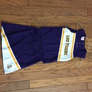 LSU cheerleading dress girls size 6